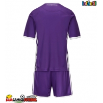 Camisa de Futebol Fiorentina Equipamento Principal Infantil 2025-26 Manga Curta (+ Calças curtas)